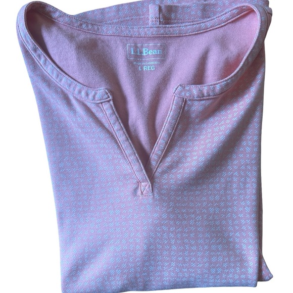 LLBean Women’s Shortsleeved T Shirt Size L - Picture 7 of 7